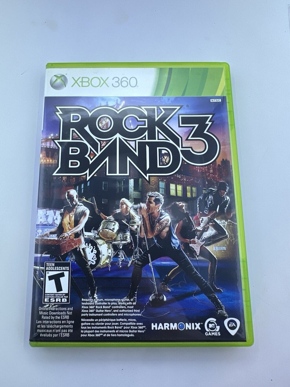 Rock Band 3 Microsoft Xbox 360 Complete CIB w Manual Inserts VGC Retro Gaming